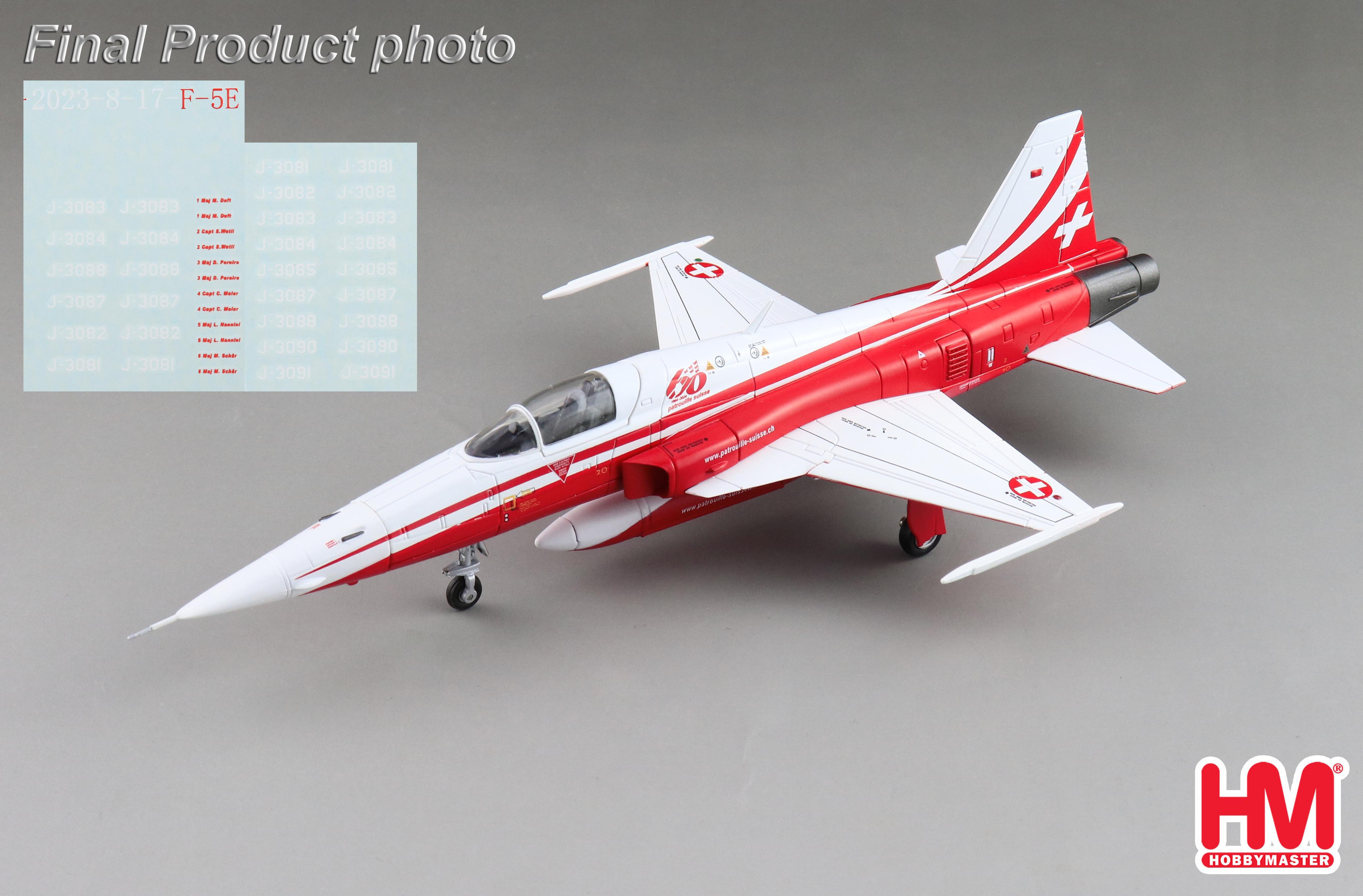 Northrop F-5E Tiger II Patrouille Suisse 